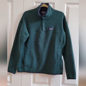 Patagonia Forest Green Snap-T Fleece Pullover